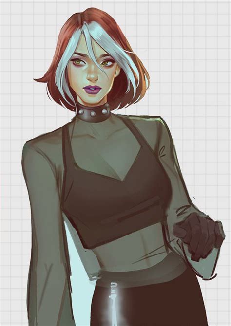 Fan Art Rogue From X Men Evolution By Mmmagnolia Comicbooks