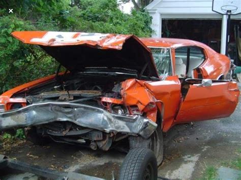 Pin By Tim On Crashed Abandoned Old Cars Car Crash Muscle Cars Car