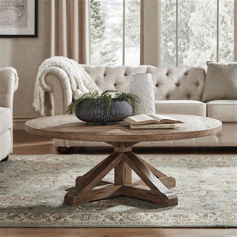 Featuring a tempered glass top, this coffee table with adjustable height is a minimalistic proposition for contemporary interiors. Alpena Pedestal Coffee Table in 2020 (With images ...