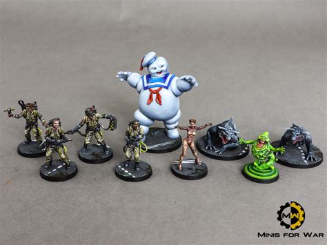 Board Game Zombicide Ghostbusters And Invader Minis For War