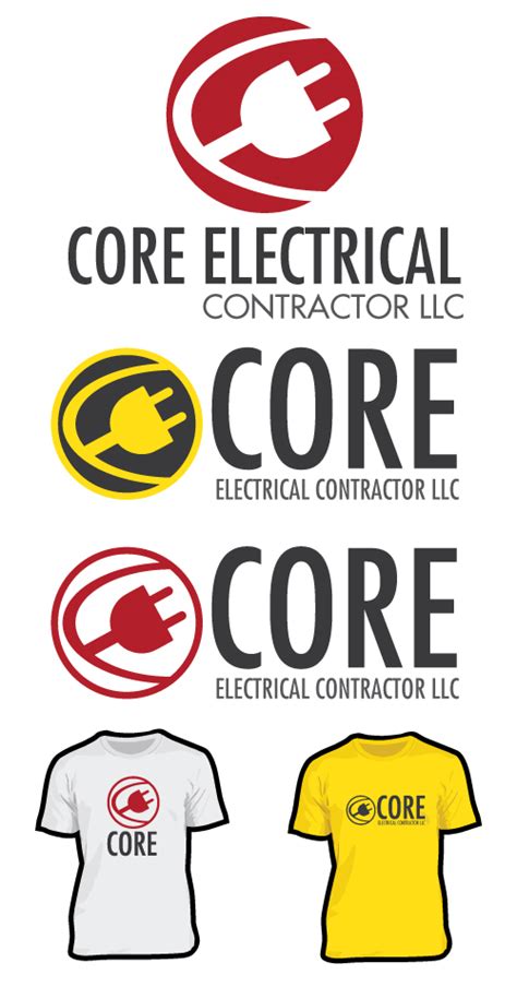 Core Electrical Contractor Logo Designs On Behance