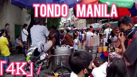 4k Tondo Manila Philippines Walking Tour Youtube