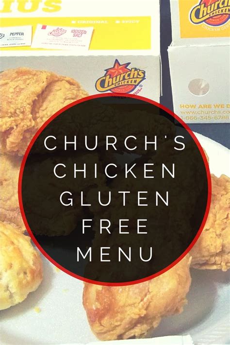 This is a nifty site that will automatically create an entire gluten free weekly menu plan for you and provide you with the recipes there are a ton of gluten free bloggers who post either weekly or monthly meal plans on their sites. Church's Chicken Gluten Free Menu | Chicken, Glutenfree ...