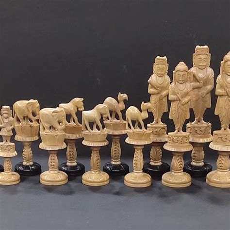 Ramayana Chess Set Etsy