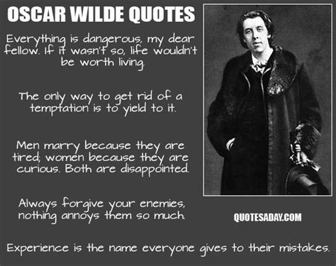 ― oscar wilde, the picture of dorian gray. More Oscar Wilde quotes: "I can resist everything except temptation."; and "No good deed goes ...