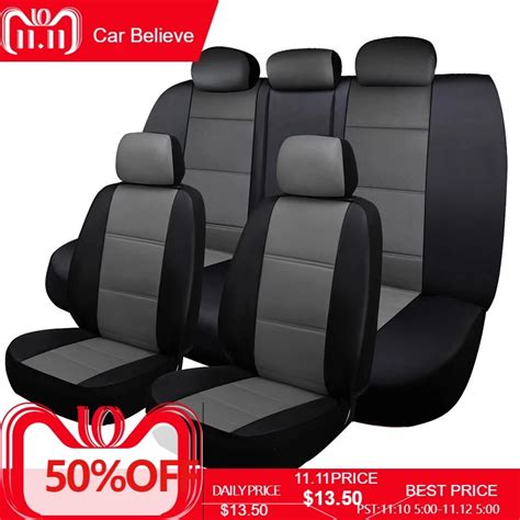 Car Believe Leather Car Seat Cover For Volvo V50 V40 C30 Xc90 Xc60 S80