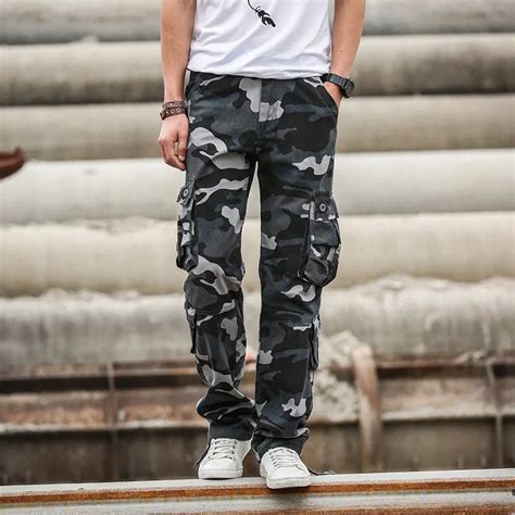 Military Style Army Combat Uniform Camouflage Pants Mens Camo Train