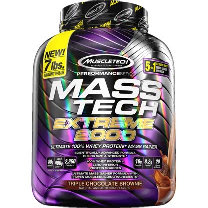 If you are crazy enough to buy this 22lbs jug, then you are ready to make some heavy gains. Muscle Tech - Mass Tech Extreme 2000 à prix pas cher ...