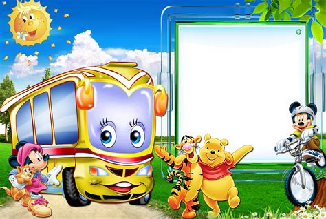 Cartoon Frame Png Kids Frames Design Clip Art Library