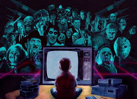 80s Horror Movie Artwork