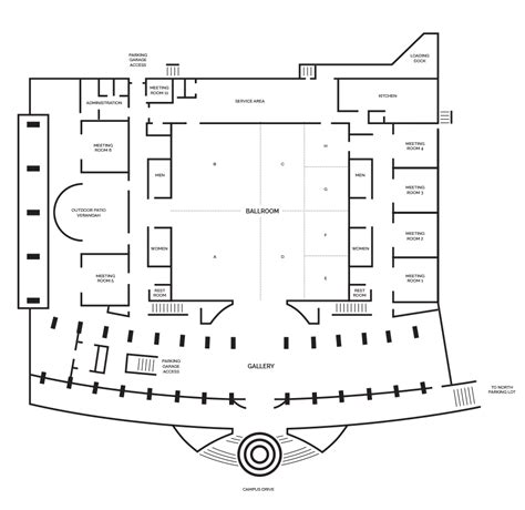 Floor Plans And Capacities Hurst Conference Center