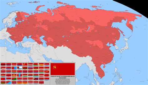 9 What If The Soviet Union Was Really Big Imaginarymaps