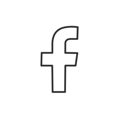 Paling Keren Png Format Facebook Icon White Transparent