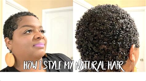 Natural Hair Tutorial How I Style My Natural Hair Youtube