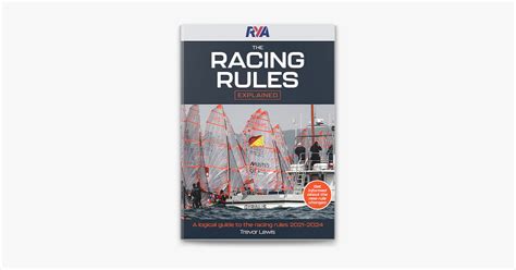 ‎rya The Racing Rules Explained 2021 2024 E G80 By Royal Yachting