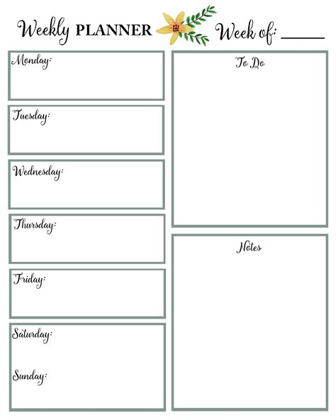 Week At A Glance Template Calendar Printables Free Templates Riset
