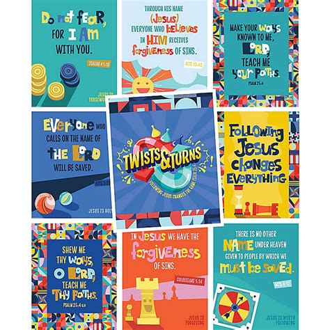 Visual Pack Pack Of 8 Twists And Turns Vbs 2023 By Lifeway