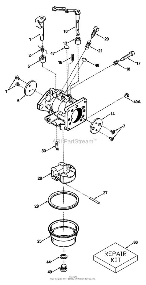 Tecumseh TEC-632456A Parts Diagram for Carburetor