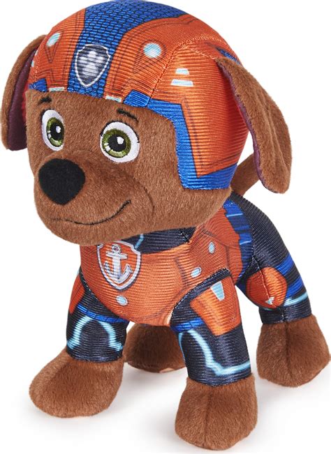 Paw Patrol The Movie Zuma 8 Inch Plush Toy For Kids Ages 3 And Up