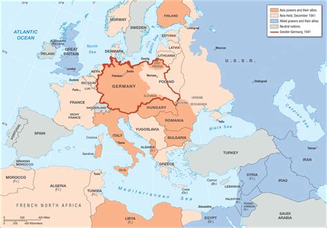 Ww2 Map Of Europe Allies And Axis World Map Gray