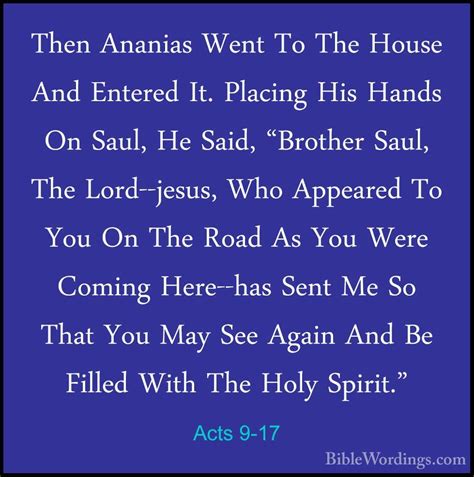 Acts 9 Holy Bible English