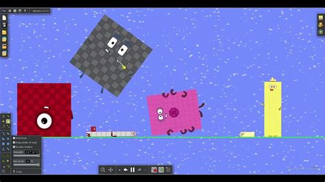 Numberblocks 1s To 10s And 11s To 20s Battle 5 In Algodoo No Sound