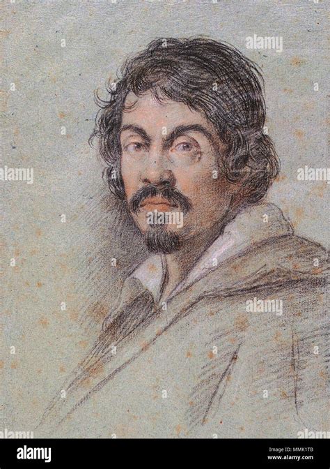 A Portrait Of The Italian Painter Michelangelo Merisi Da Caravaggio