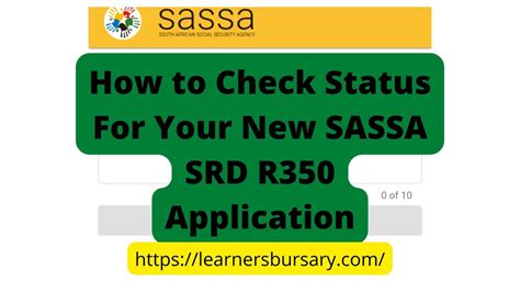 How To Check Status For Your New Sassa Srd R350 Application All