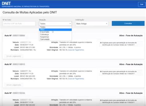 Consultar Multas Detran Dnit Pela Placa Pontos Pagamento