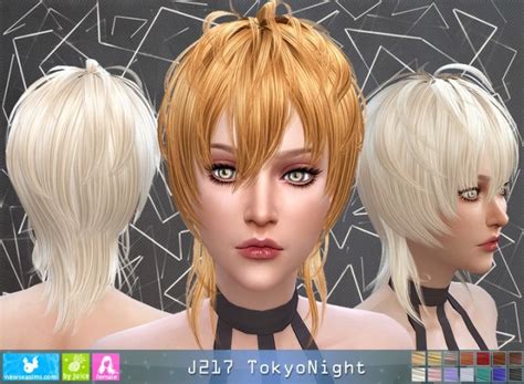 Sims 4 Female Anime Hair