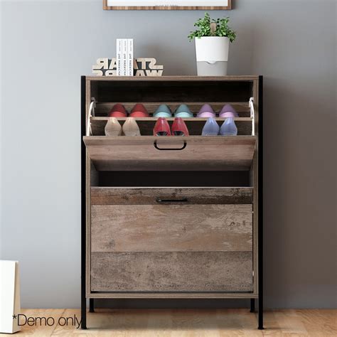 Moq 1000set certification sgs model: Wooden Vintage Shoe Storage Cabinet | Complete Storage ...