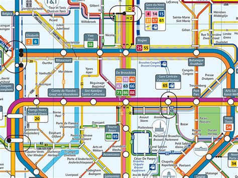 Transit Maps Official Map Brussels Integrated Transit Map