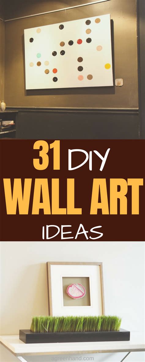 31 Easy And Creative Diy Wall Art Ideas For Your Home