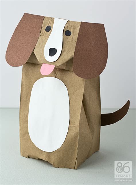 Paper Bag Dog Puppet Printable Get What You Need For Free