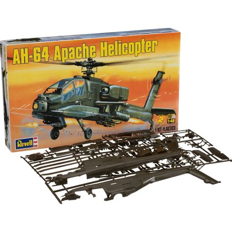 Revell Ah 64 Apache Helicopter Model Kit 134 Pc Box