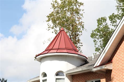 Colonial Red Cupola And Porches Amera