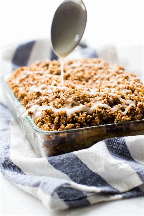 Recipe submitted by sparkpeople user lkdelahunty. Vegan Coffee Cake {Gluten-Free & Oil-Free}