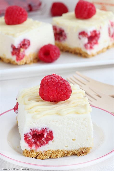 Top with fresh raspberries in a ring pattern on the top of the cheesecake. White chocolate raspberry cheesecake bars recipe