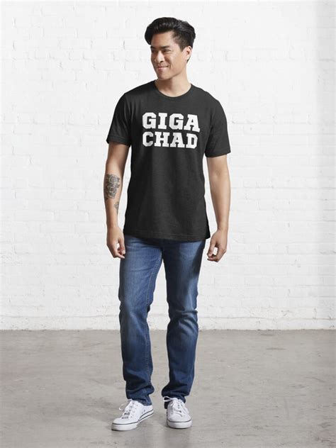 Giga Chad T Shirt For Sale By Redbubbleshoptt Redbubble Giga Chad T Shirts Meme T Shirts