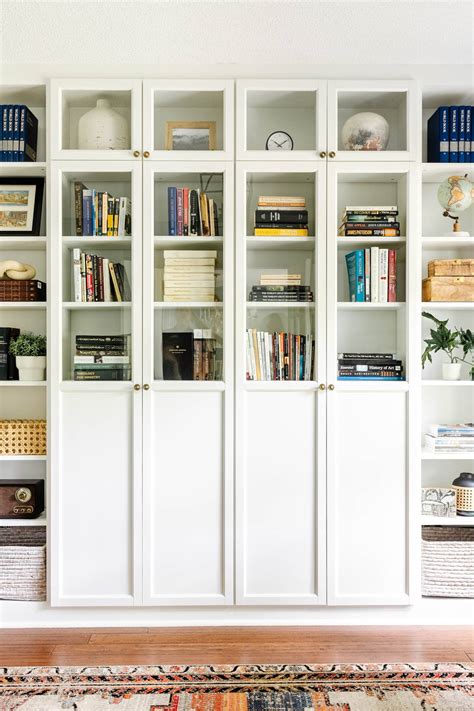 Diy Built In Bookshelves Using The Ikea Billy Bookcase Hack Blesser
