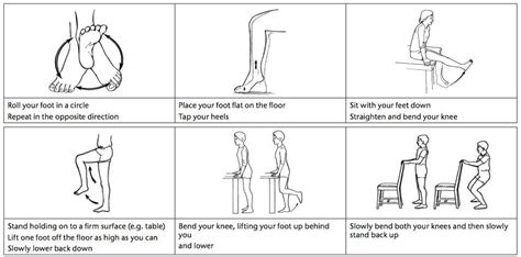 Exercises For Lymphoedema Of The Leg Exercise Poster