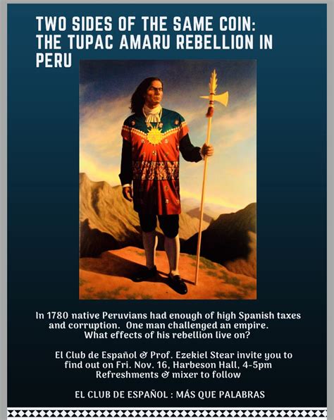 Two Sides Of The Same Coin The Tupac Amaru Rebellion In Colonial Peru