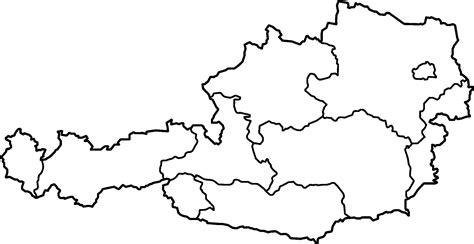 Download Austria Outline Map