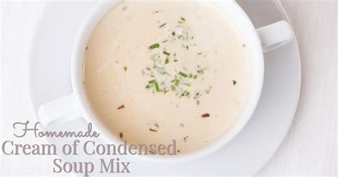 It's silky and thick, with the subtle fragrance of thyme, and it tastes real. Homemade Cream of Soup Mix - 9 Ways to Make a Condensed Soup