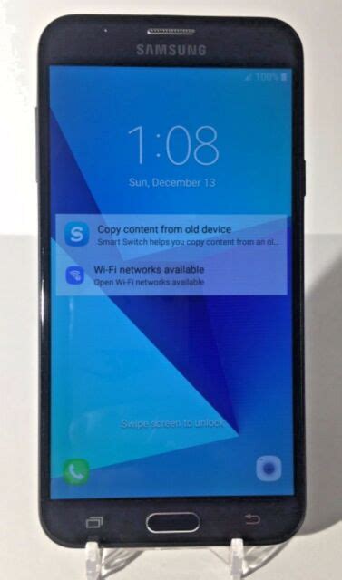 Samsung Galaxy J7 Sky Pro Sm S727vl Tracfone Black For Sale Online Ebay
