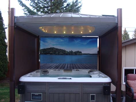 Jeder einzelne von unserer redaktion begrüßt sie als leser hier. Abgeschirmtes Gazebo | Badewannenabdeckung, Hot tub ...