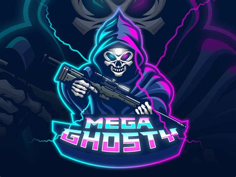 Mega Ghosty E Sport Logo By Dadang Sudarno On Dribbble