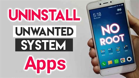 How To Uninstall System Apps On Android Without Root Remove Unwanted