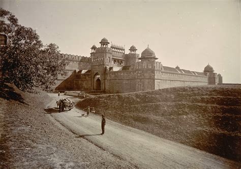Delhi Gate Of Red Fort Delhi 1895 Photographed By Lala Deen Dayal