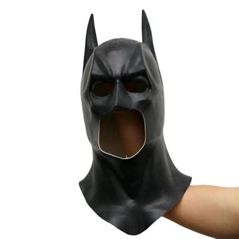 Batman Masks Realistic Halloween Full Face Latex Batman Pattern Mask